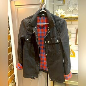 Topshop barn jacket - Navy - Size XS